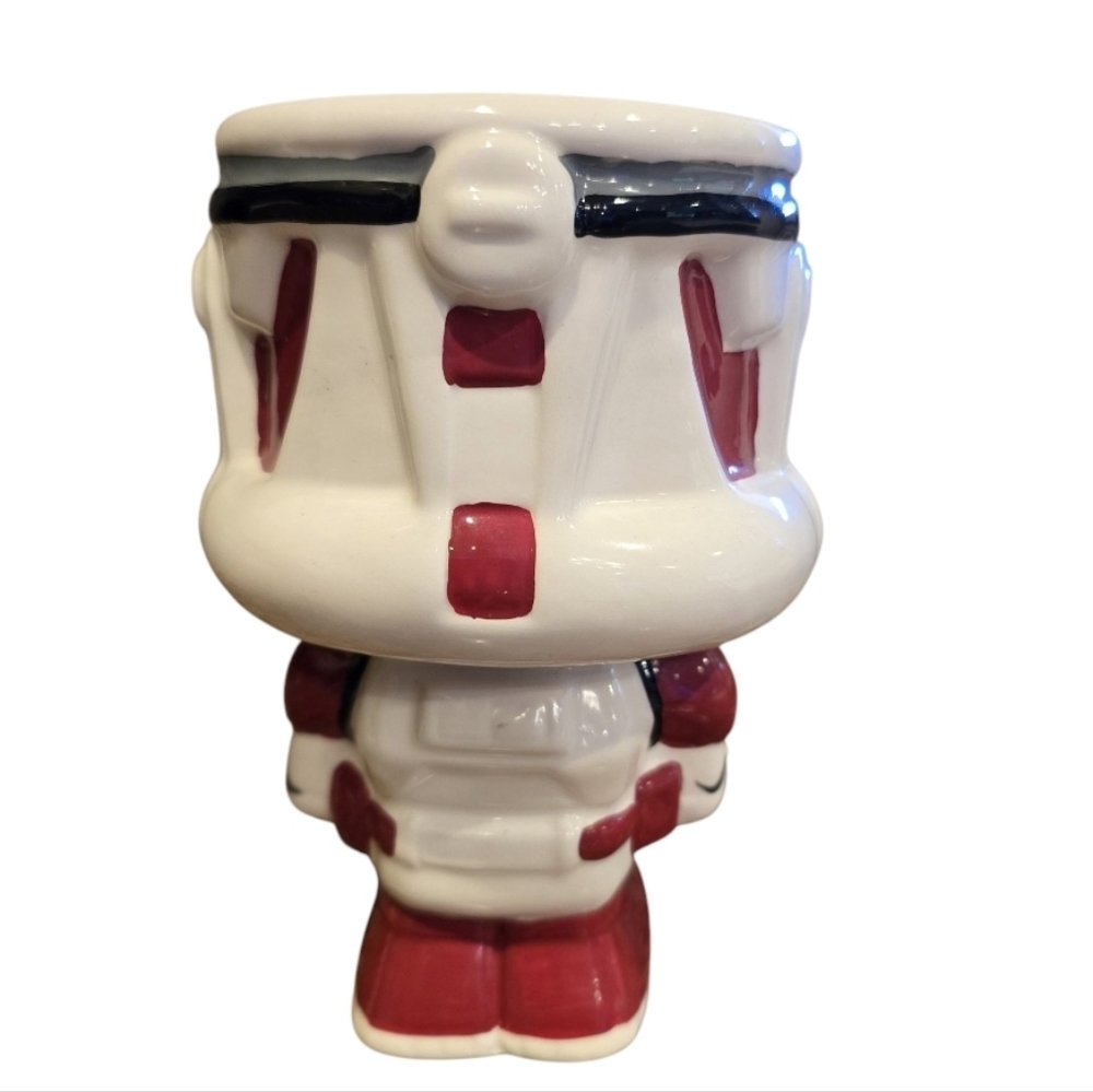 Stormtrooper  Star Wars Red Shock Trupper Goblet Ceramic  Geeki Tiki Series - Picture 4 of 8